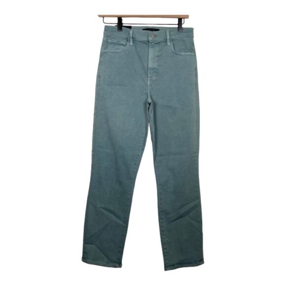 J BRAND WOMEN'S ALMA BLUE LAYKE HIGH RISE STRAIGHT LEG DENIM JEANS SIZE 28 - Picture 1 of 12